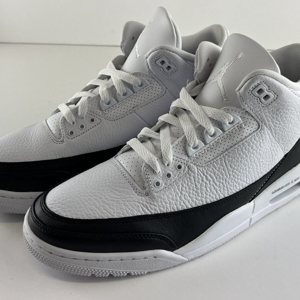 AIR JORDAN 3 Men's Size 11 RETRO SP x FRAGMENT DESIGN WHITE NEW DA3595-100